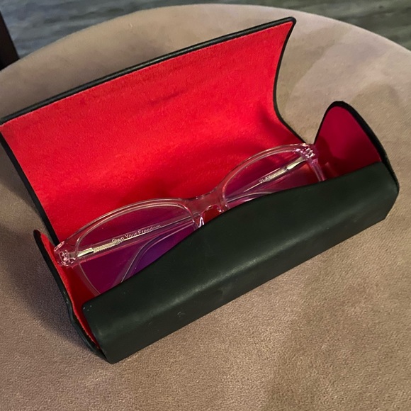 Klassy Network clear pink blue light glasses - Picture 1 of 5
